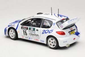 Peugeot 206 WRC #15 G. Panizzi / H. Panizzi WRC 1999 Solido 1:18 9016 Métal — image 7 sur 8