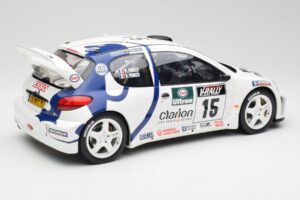 Peugeot 206 WRC G. Panizzi / H. Panizzi Tour de Corse 1999 Otto 1:12 G081 Résine — image 2 sur 6