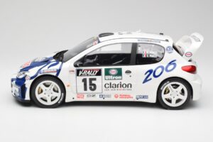 Peugeot 206 WRC G. Panizzi / H. Panizzi Tour de Corse 1999 Otto 1:12 G081 Résine — image 3 sur 6