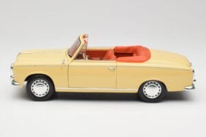 Peugeot 403 Cabriolet Jaune Sable Solido 1:18 8165 Métal — image 4 sur 8