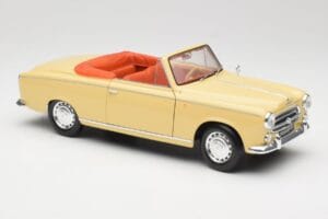 Peugeot 403 Cabriolet Jaune Sable Solido 1:18 8165 Métal — image 6 sur 8