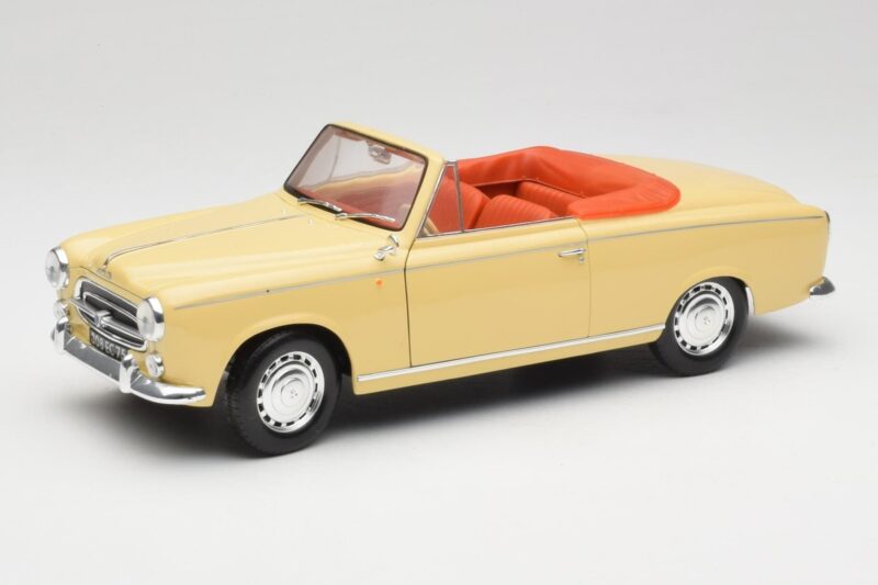 Peugeot 403 Cabriolet Jaune Sable Solido 1:18 8165 Métal
