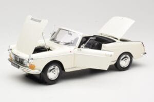 Peugeot 404 Cabriolet Blanc Norev 1:18 184746 Métal — image 2 sur 8