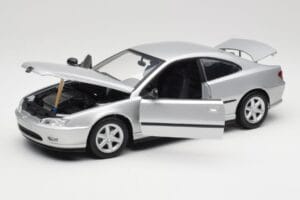 Peugeot 406 Coupé Argent Gate 1:18 01024 Métal — image 2 sur 8