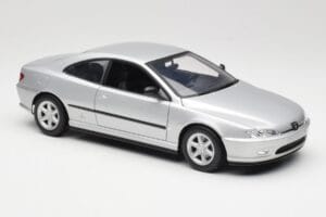 Peugeot 406 Coupé Argent Gate 1:18 01024 Métal — image 6 sur 8