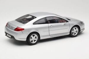 Peugeot 407 Coupe Argent Norev 1:18 184747 Métal — image 3 sur 8