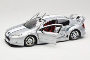 Peugeot 407 Racing Argent Solido 1:18 90642 Métal — image 2 sur 8