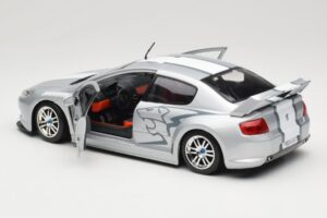 Peugeot 407 Racing Argent Solido 1:18 90642 Métal — image 5 sur 8