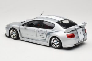 Peugeot 407 Racing Argent Solido 1:18 90642 Métal — image 7 sur 8