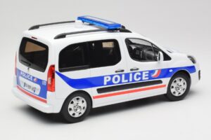 Peugeot Partner Police Bleu Norev 1:18 184891 Métal — image 2 sur 6