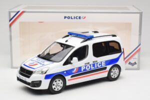 Peugeot Partner Police Bleu Norev 1:18 184891 Métal — image 6 sur 6