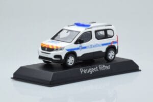Peugeot Rifter Police Municipale Blanc Norev 1:43 479067 Métal — image 2 sur 4