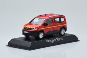 Peugeot Rifter Pompiers Rouge Norev 1:43 479069 Métal — image 2 sur 4
