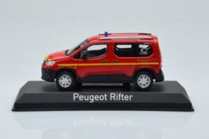 Peugeot Rifter Pompiers Rouge Norev 1:43 479069 Métal