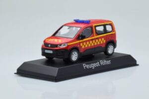 Peugeot Rifter Sapeurs Pompiers Rouge Norev 1:43 479071 Métal — image 2 sur 4