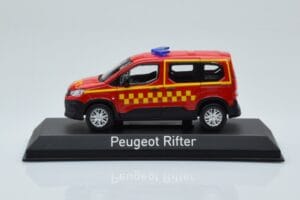 Peugeot Rifter Sapeurs Pompiers Rouge Norev 1:43 479071 Métal