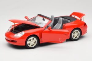 Porsche 911 996 Cabriolet Rouge Mira 1:18 06930 Métal — image 2 sur 8