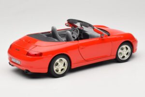Porsche 911 996 Cabriolet Rouge Mira 1:18 06930 Métal — image 3 sur 8