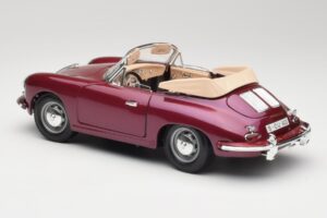 Porsche 356B Cabriolet Aubergine Bburago 1:18 3021-M4 Métal — image 7 sur 8