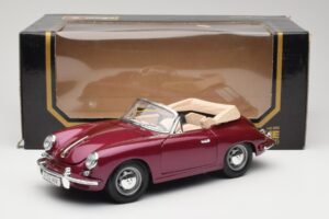 Porsche 356B Cabriolet Aubergine Bburago 1:18 3021-M4 Métal — image 8 sur 8