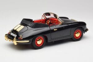 Porsche 356B Cabriolet Noir Bburago 1:18 3031D Métal — image 3 sur 8