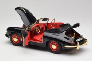 Porsche 356B Cabriolet Noir Bburago 1:18 3031D Métal — image 5 sur 8
