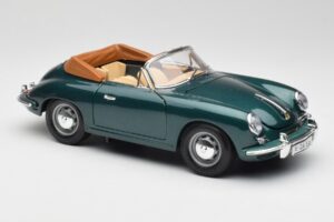 Porsche 356B Cabriolet Vert Bburago 1:18 3051-M1 Métal — image 6 sur 8
