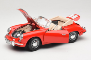 Porsche 356B Cabriolet Rouge Tchibo 1:18 45703 Métal — image 2 sur 8