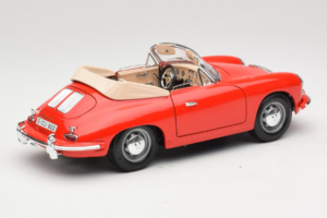 Porsche 356B Cabriolet Rouge Tchibo 1:18 45703 Métal — image 3 sur 8