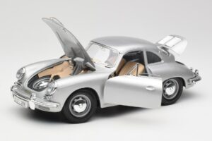 Porsche 356B Argent Bburago 1:18 3021-M1 Métal — image 2 sur 8