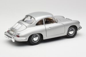 Porsche 356B Argent Bburago 1:18 3021-M1 Métal — image 3 sur 8