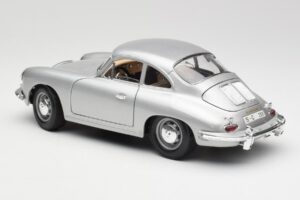 Porsche 356B Argent Bburago 1:18 3021-M1 Métal — image 7 sur 8
