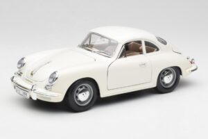 Porsche 356B Blanc Bburago 1:18 3021-M3 Métal