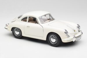 Porsche 356B Blanc Bburago 1:18 3021-M3 Métal — image 6 sur 8