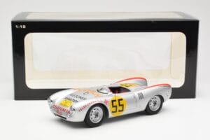 Porsche 550-1500 RS Spyder #55 H. Herrmann Carrera Panamericana 1954 AUTOart 1:18 85470 Métal — image 8 sur 8
