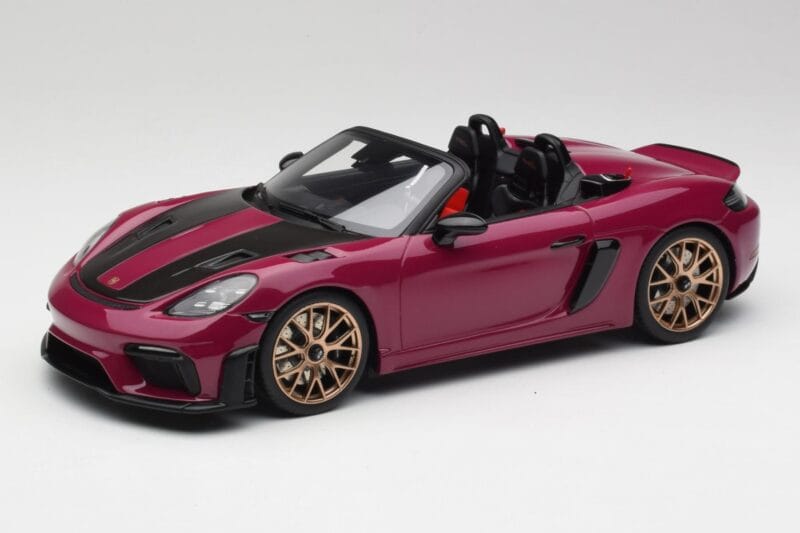 Porsche 718 982 Spyder RS Weissach Package Ruby Star Neo GT Spirit 1:18 GT486 Résine