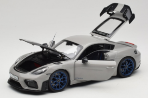 Porsche 718 Cayman 982 GT4 RS Weissach Package Chalk Norev 1:18 187253 Métal — image 3 sur 8
