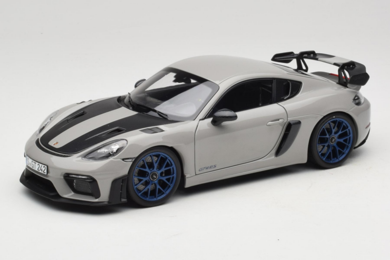 Porsche 718 Cayman 982 GT4 RS Weissach Package Chalk Norev 1:18 187253 Métal