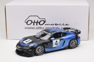 Porsche 718 Cayman GT4 RS Clubsport Noir Bleu Otto 1:18 OT469 Résine — image 6 sur 6