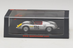Porsche 718 RS 61 #136 S. Moss / G. Hill Porsche KG Targa Florio 1961 Spark 1:43 S4149 Résine — image 4 sur 4