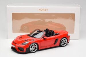 Porsche 718 Spyder RS Guards Red Norev 1:18 187271 Métal — image 8 sur 8