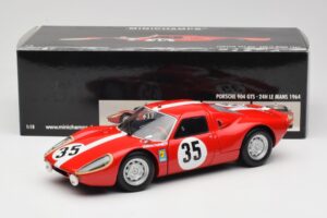 Porsche 904 GTS #35 H. Muller 24 Hours of Le Mans 1964 Minichamps 1:18 180646735 Métal — image 8 sur 8