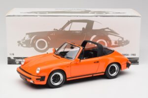 Porsche 911 930 Carrera 3.2 Targa Orange Minichamps 1:18 100063064 Métal — image 8 sur 8