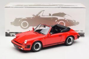 Porsche 911 930 Carrera 3.2 Cabriolet Guards Red Minichamps 1:18 110063030 Métal — image 8 sur 8