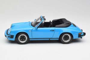 Porsche 911 930 Carrera Cabriolet Bleu Minichamps 1:18 100063032 Métal — image 4 sur 8