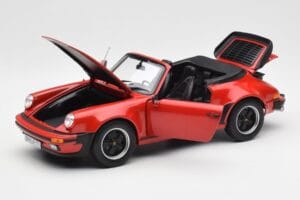 Porsche 911 930 Turbo Cabriolet Rouge Norev 1:18 187664 Métal — image 2 sur 8