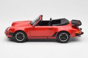 Porsche 911 930 Turbo Cabriolet Rouge Norev 1:18 187664 Métal — image 4 sur 8