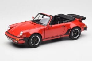 Porsche 911 930 Turbo Cabriolet Rouge Norev 1:18 187664 Métal