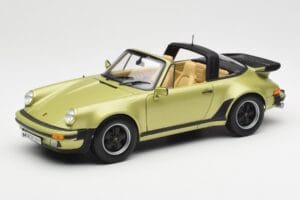 Porsche 911 930 Turbo Targa Vert Métallique Norev 1:18 187526 Métal
