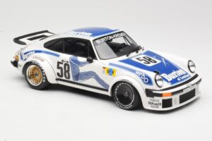 Porsche 911 934 #58 B. Wollek / P. Gurdjian Kremer Racing Winners Group 4 24 Hours of Le Mans 1977 Minichamps 1:18 155776458  — image 4 sur 6